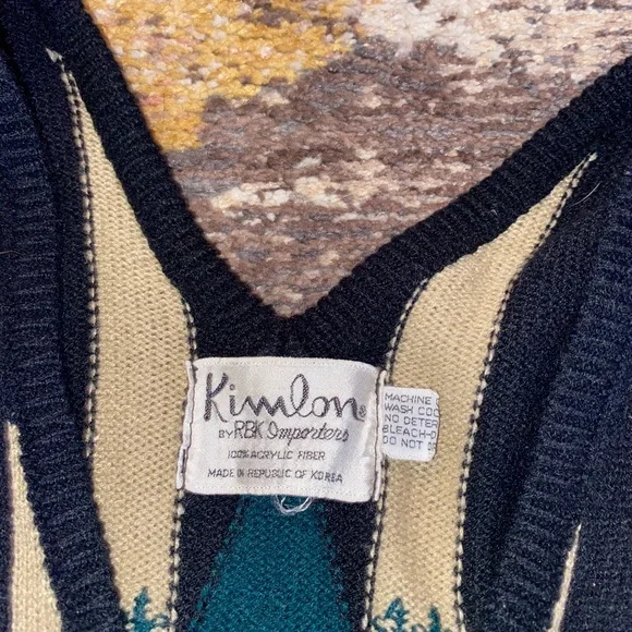 💎RARE💎Vintage Excellent Condition Kimlon Pullover Poncho W/Sash Belt, OS